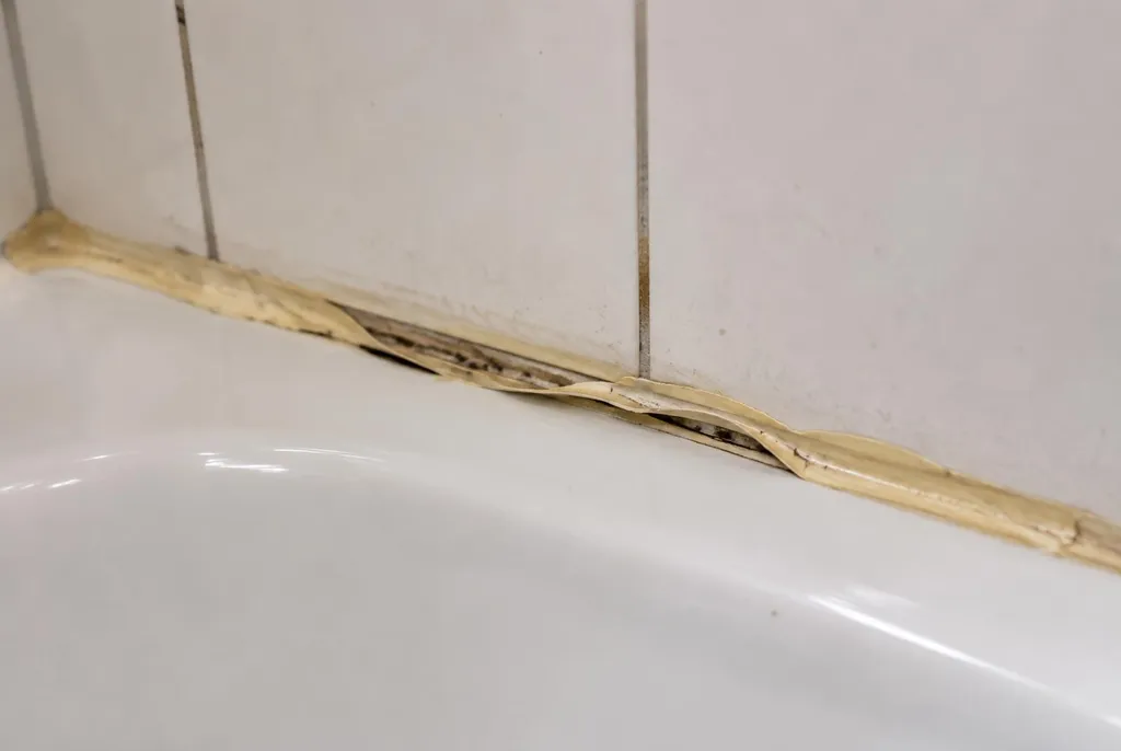 Kitbedrijf Almelo – loslatende kit naast het bad